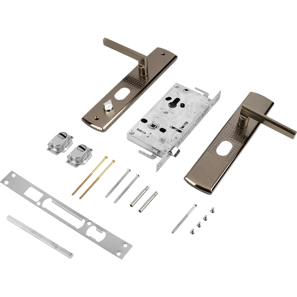 НОРА-М Врезной замок для правых дверей с матовым никелевым покрытием 85539371 STLM-0063688 - Вид №5