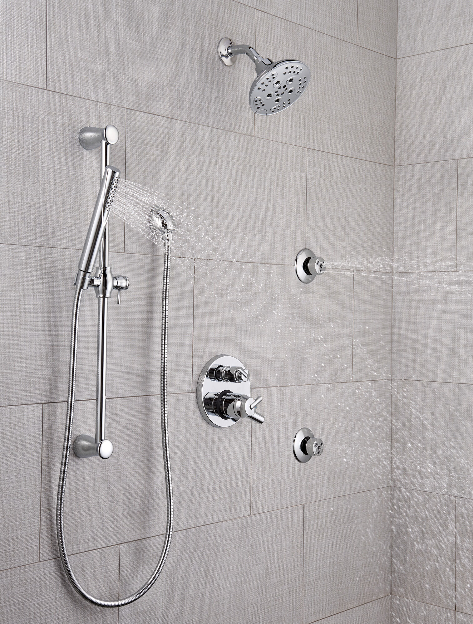T27959-BL Трим клапана Contemporary Monitor® серии 17 со встроенным переключателем на 6 положений Delta Faucet Delta Матовый черный - Вид №2
