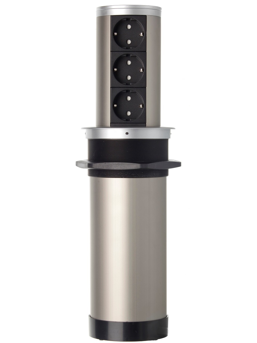 Блок электрических розеток Echo 12018 Silver NAVAKO 