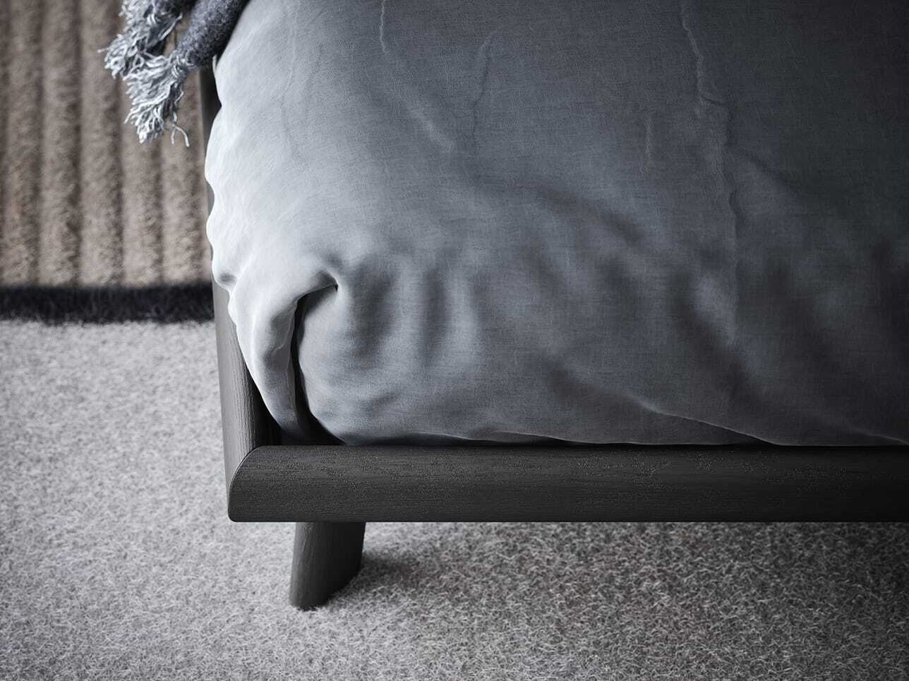 Двуспальная кровать с мягким изголовьем Novamobili MIZU ARCH-00106634 - Вид №3