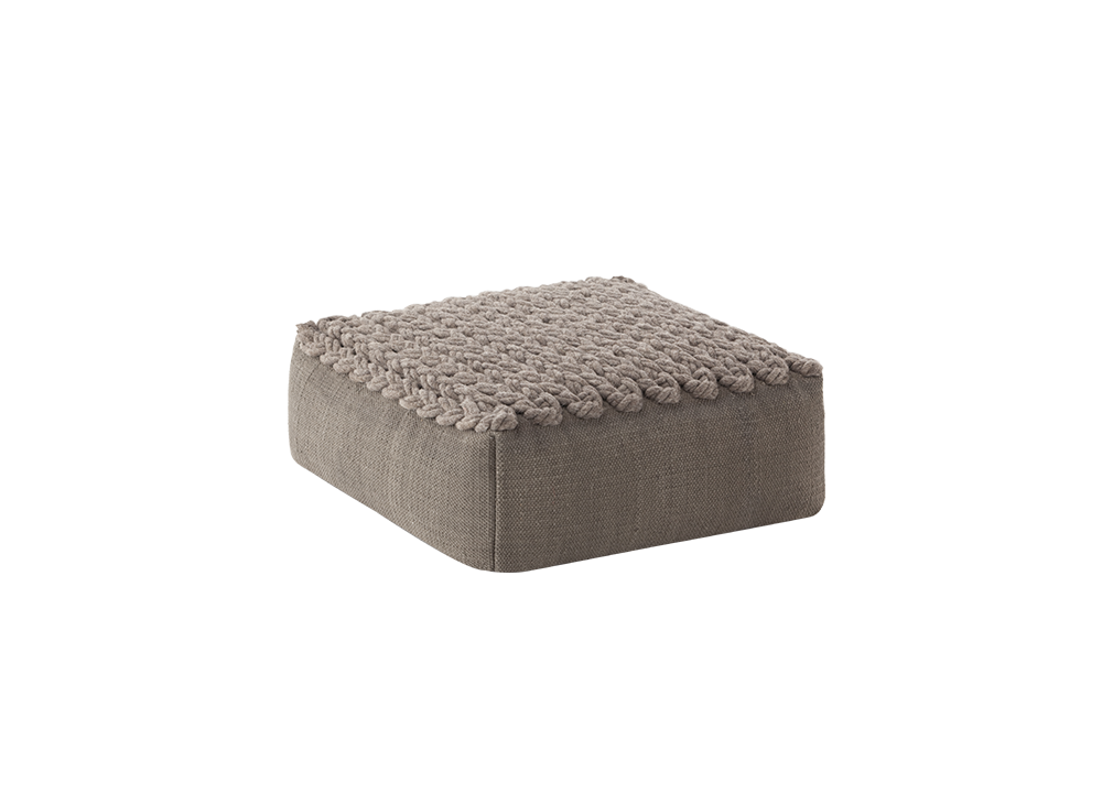 100380 Пуф квадратный Taupe GAN Trenzas - Вид №2