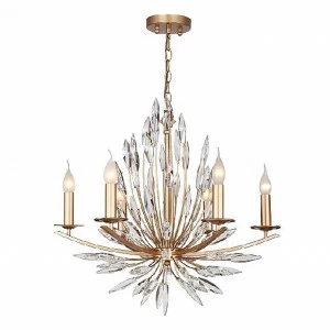 Подвесная люстра Favourite Feerie 1933-6P FAVOURITE ДИЗАЙНЕРСКИЕ, FEERIE GOLD 059129 Золотой