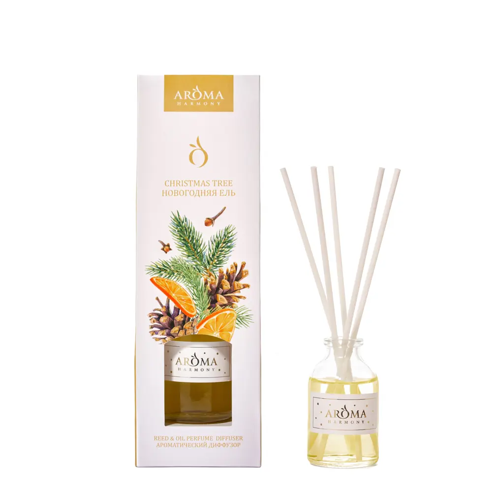 Диффузор аромат «Новогодняя ель» 50 мл AROMA HARMONY STLM-2191505