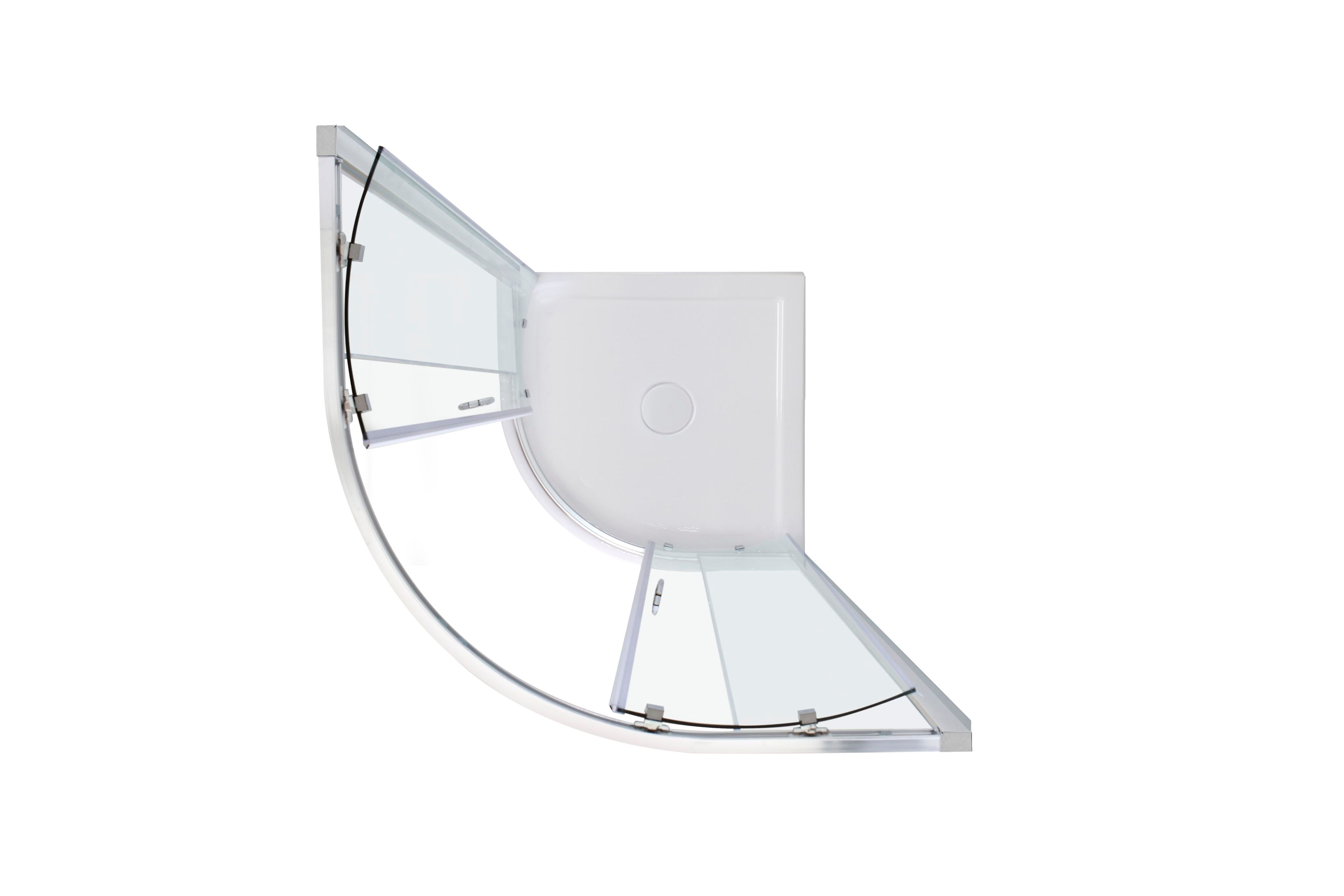 Полукруглая душевая кабина из алюминия и стекла TAMANACO FS40 ARCH-00125058 - Вид №4