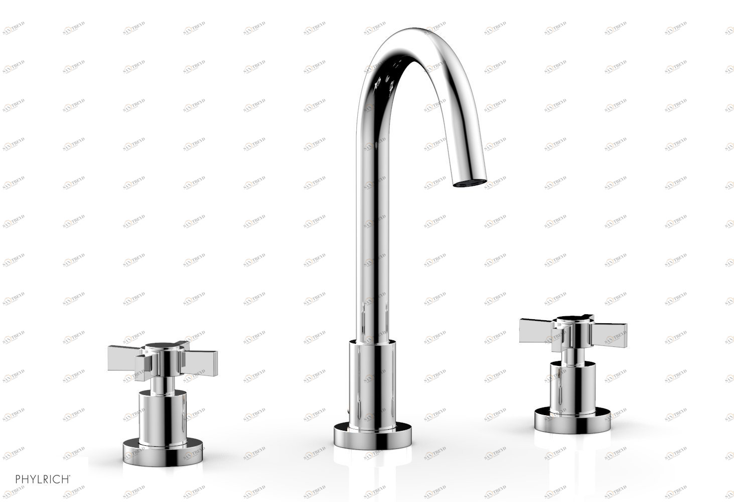 Комплект и ручки BASIC Phylrich  D137-026 Хромированный