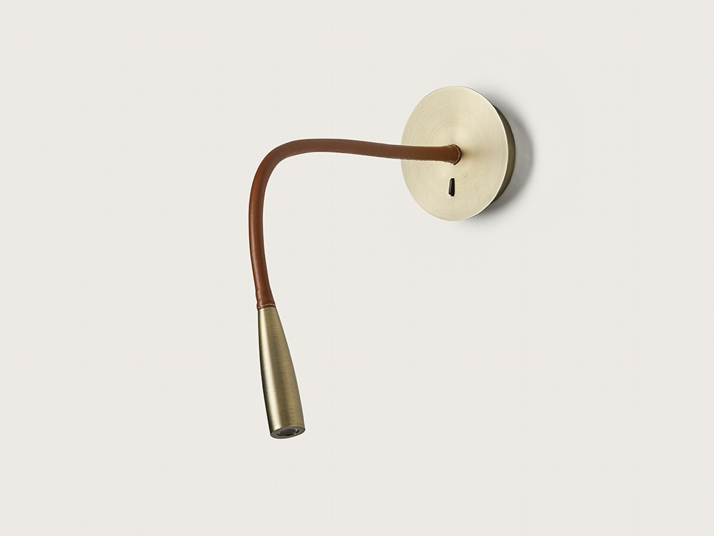 065904 Бра бронза - светло-коричневая кожа Aromas del Campo Flexi Leather 