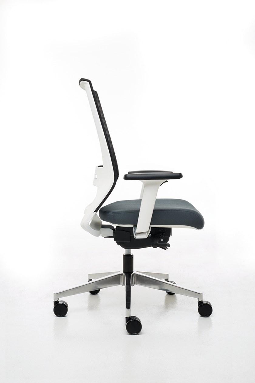 Linea Fabbrica Офисный стул 5 спиц с подлокотниками Logica white sun-id-1403979 - Вид №1