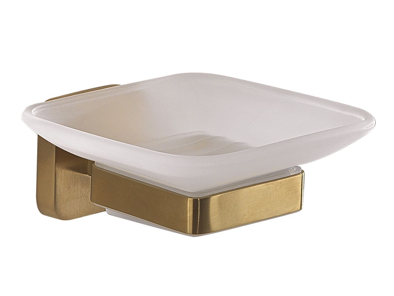 Настенная мыльница из нержавеющей стали и стекла GEDY Тонга ARCH-00079743