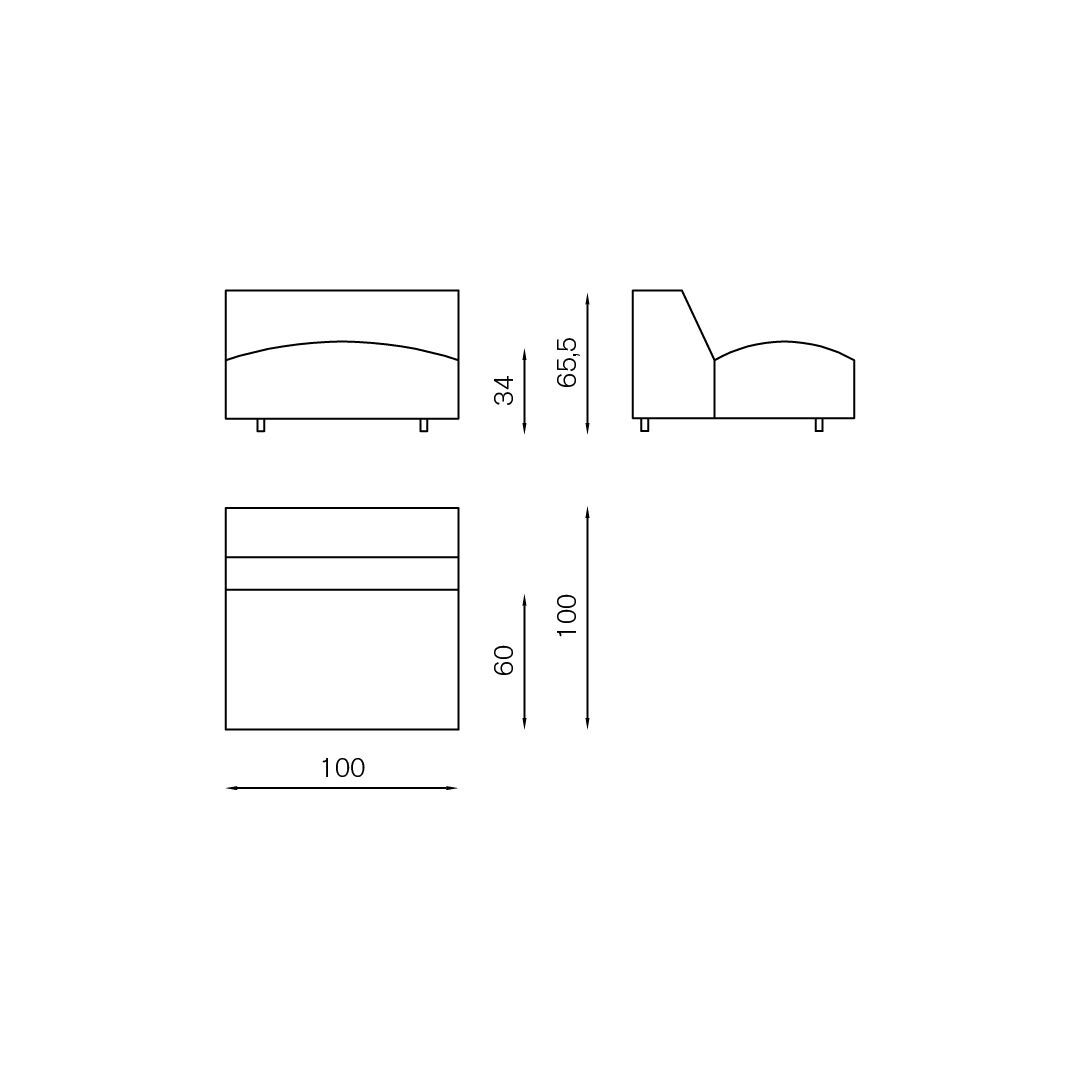Модульный диван BALERI ITALIA MISS MATCH ARCH-00024070 - Вид №16