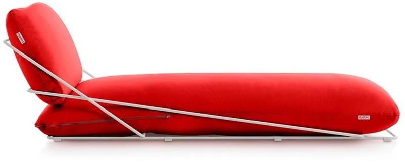 Diabla Садовый лежак из ткани Valentina sun-id-1461151 - Вид №1