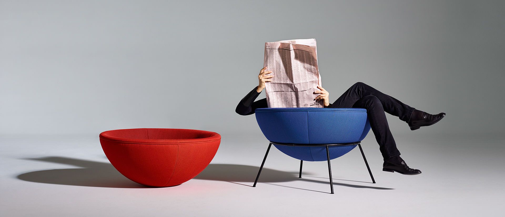 Кресло из кожи или ткани Arper Bardi's Bowl ARCH-00044914 - Вид №5