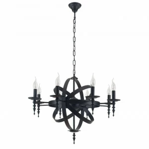 Дизайнерская подвесная люстра Spot Light Cage 9500804 черная SPOT LIGHT ДИЗАЙНЕРСКИЕ, CAGE 108228 Черный