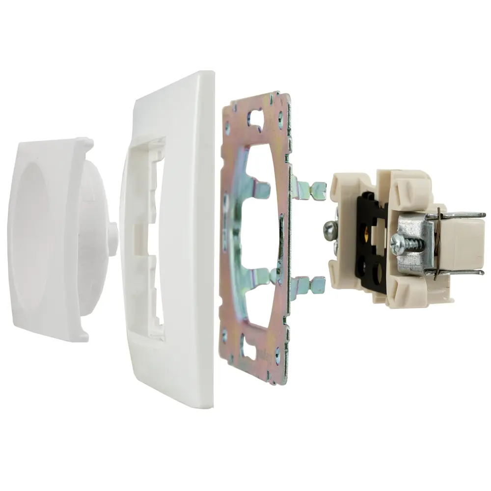 Розетка без заземления Legrand Valena IP51, цвет белый STLM-2141177 - Вид №5