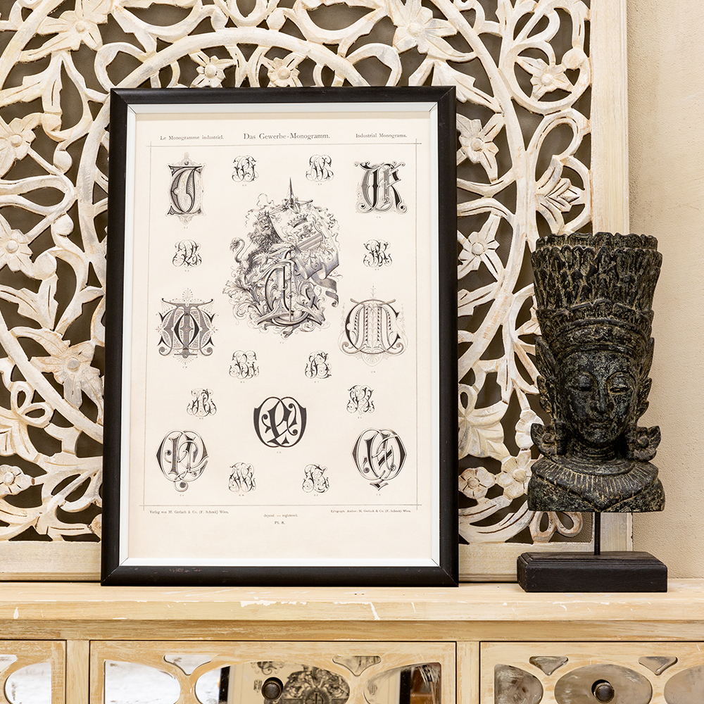 21080903 Арт-постер «Монограмма 8» Object Desire Азбука мечты  - Вид №1