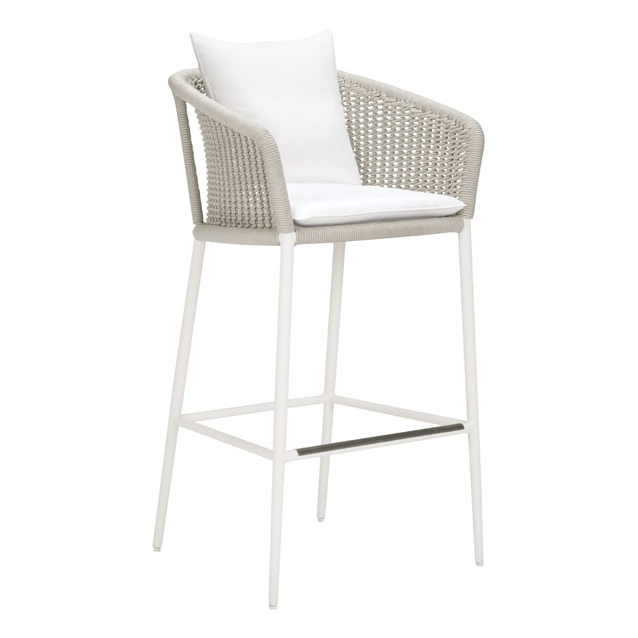 Барный стул из морской веревки с подлокотниками JANUS et Cie Knot ARCH-00058266 - Вид №12