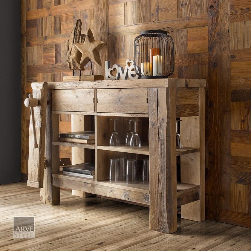 Arvestyle Прямоугольная деревянная консоль с ящиками Leone As-1905 - Вид №1