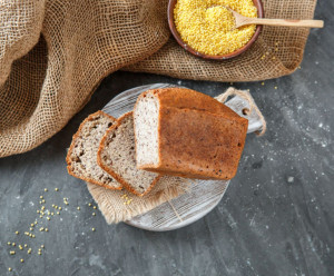 4370 Хлеб "Зеленая гречка - пшено - семена льна" Вкусляндия