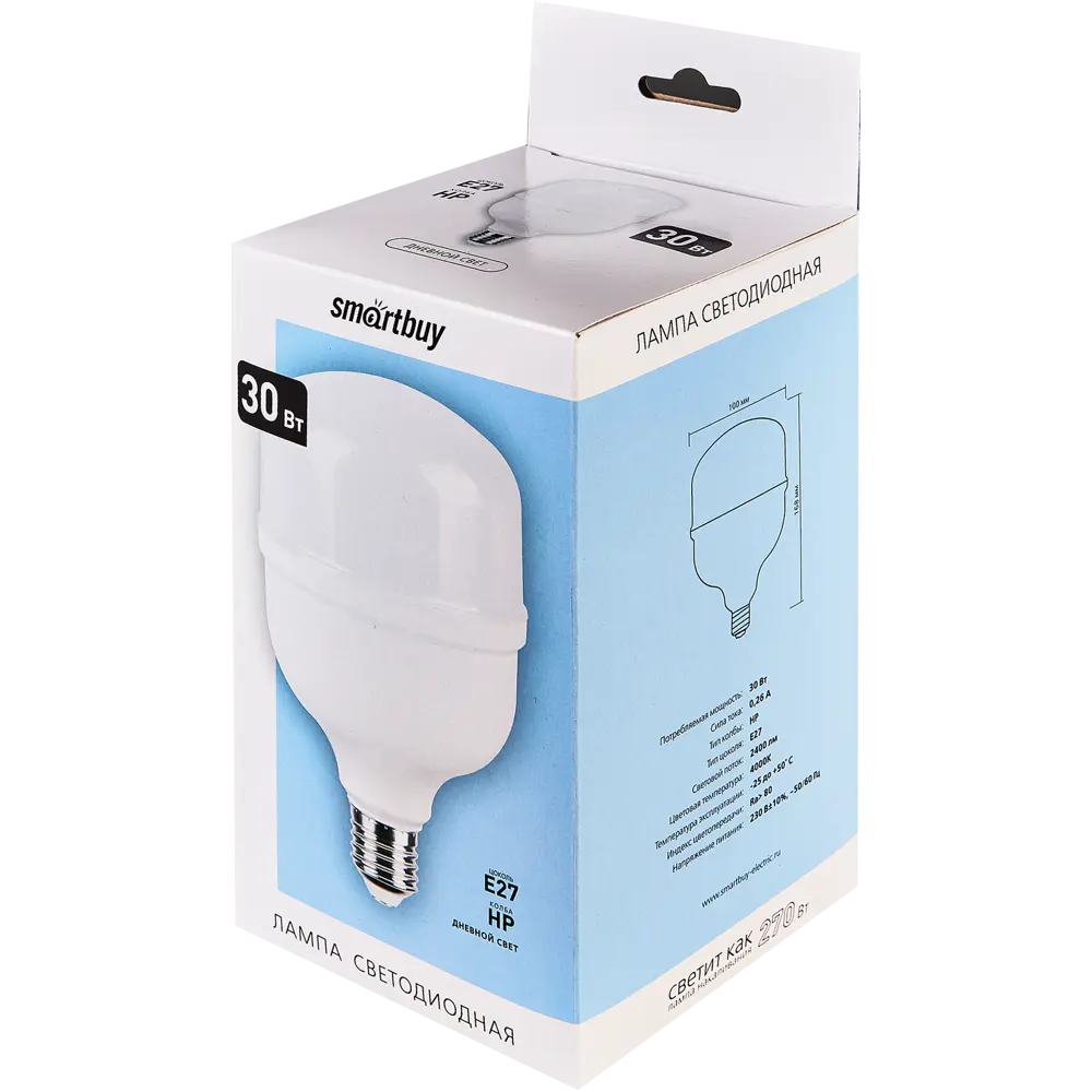 Светодиодная лампа Santreyd SMARTBUY 30W теплый белый свет 89356724 STLM-1504875 - Вид №3