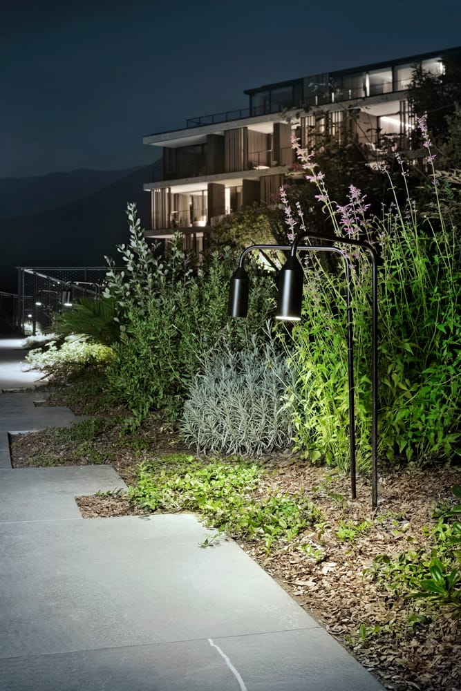 Алюминиевый светодиодный напольный торшер Platek Flamingo ARCH-00120640 - Вид №3