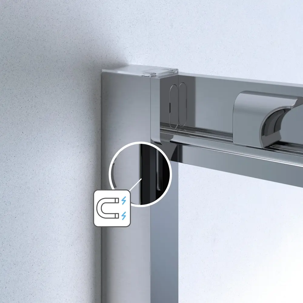 Комплект стекол для раздвижной душевой двери Sensea Easy 160 см стекло с шелкографией, цвет профиля на выбор 83631085 STLM-2066253 - Вид №16