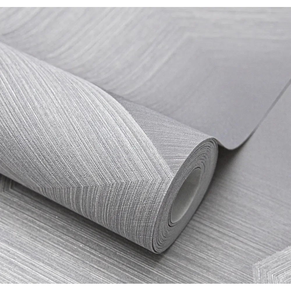 Wallsecret Hudson - серые флизелиновые обои с геометрическим узором 89423684 STLM-1570922 - Вид №2