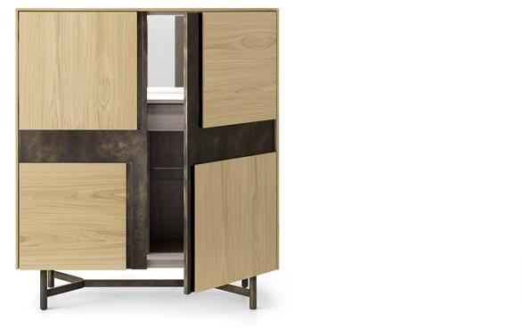 Arte Brotto Комод деревянный с распашными дверцами Leonardo L1950 - Вид №3