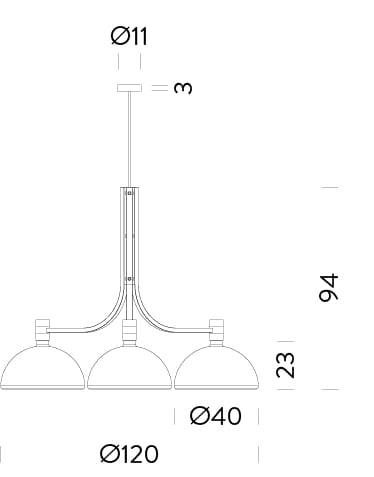 Опаловое стекло с регулируемой яркостью подвесной светильник NEMO AS43C ARCH-00044545 - Вид №3
