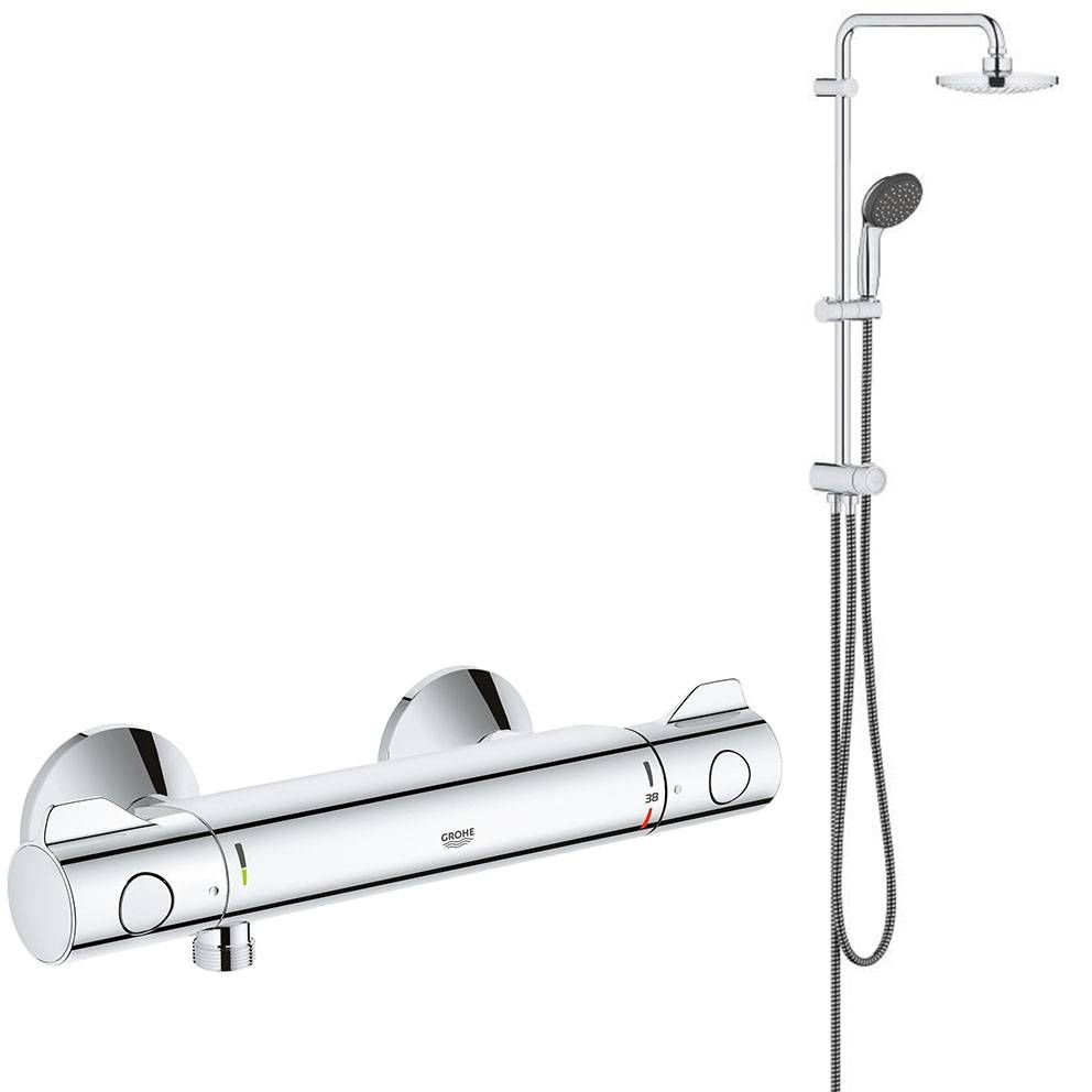 Душевая система Vitalio Start System 180 Flex с термостатом для душа (NSB0159) Grohe
