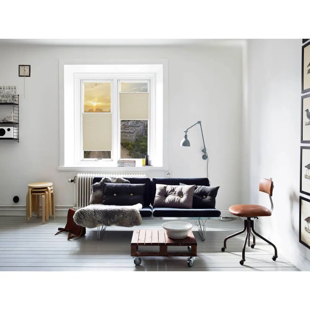 Плиссе с ручкой Плайн-Л 50х160 см текстиль цвет бежевый Santreyd STLM-2108622 - Вид №6