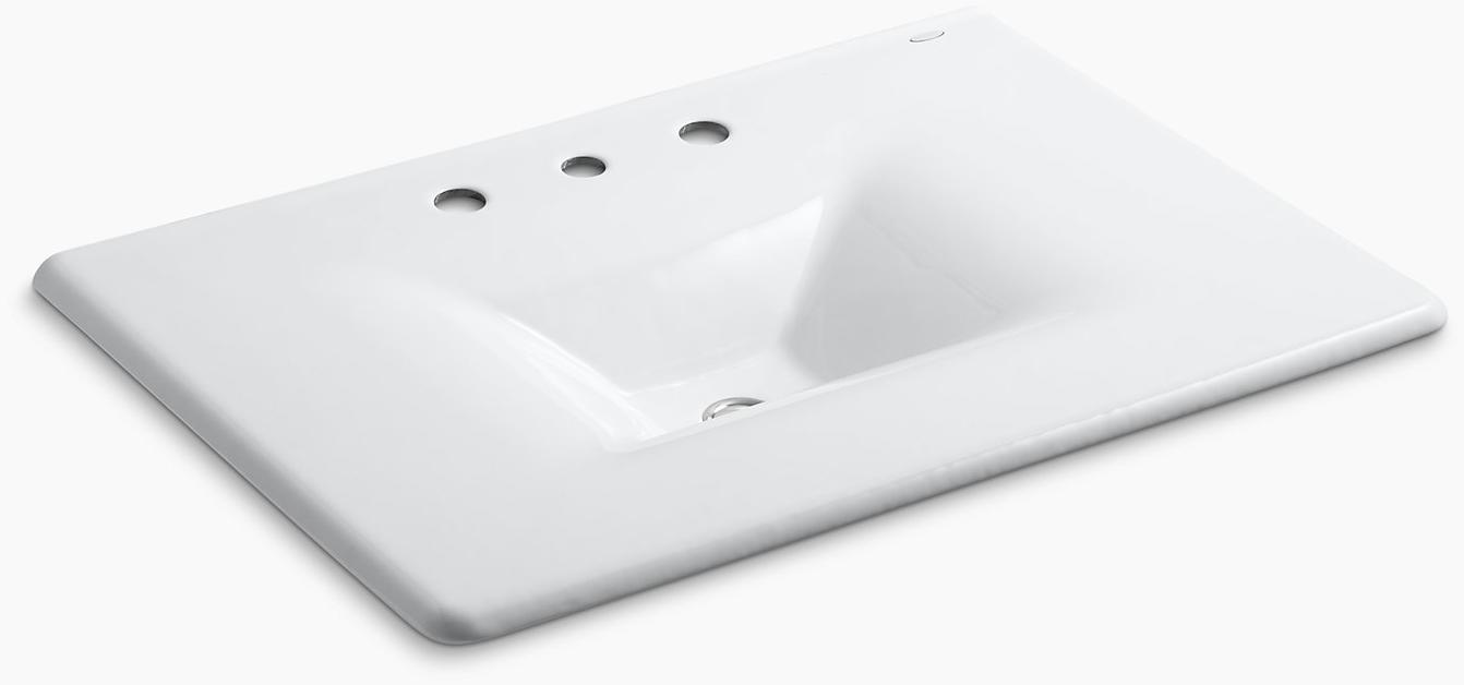 K-3049-8-KA Накладная раковина на столешницу  прямоугольная Kohler  - Вид №1