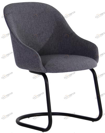 Potocco Кресло консольное, обитое тканью, с подлокотниками Lyz 918 ui