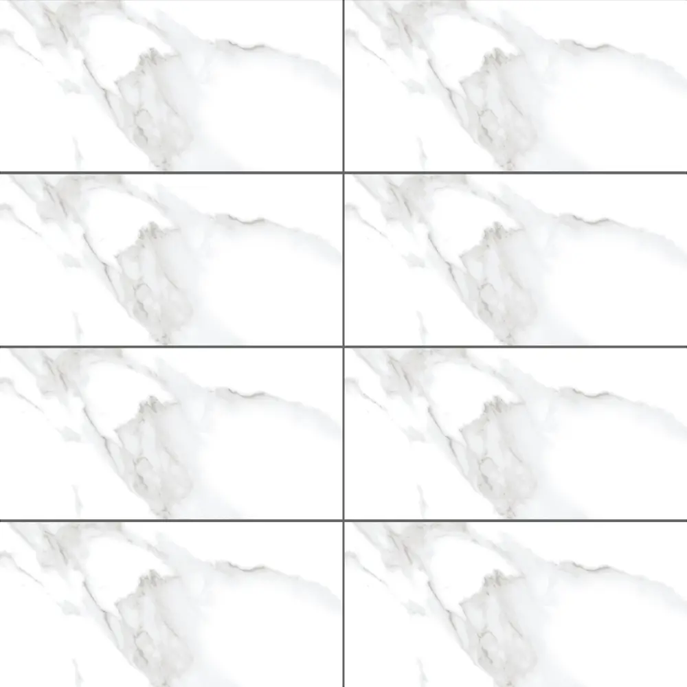 Плитка настенная Culto Asana Marble 20x40 см 1.2 м² мрамор цвет серый STLM-2112695 - Вид №2