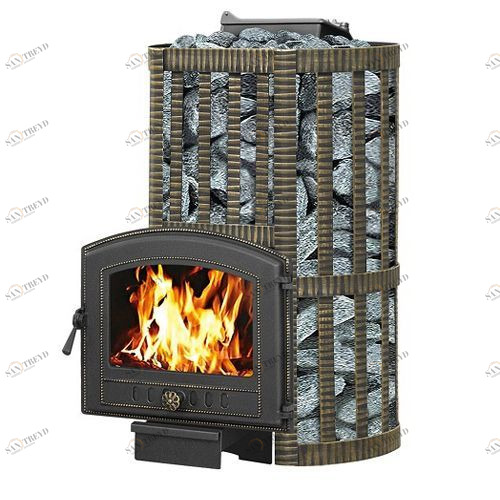 Печь для бани Везувий Ураган Ковка 22 (224) с закрытой каменкой 3727