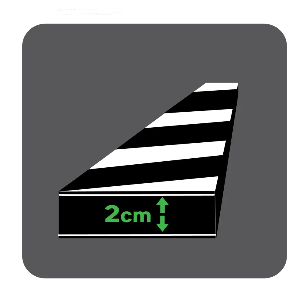 Демпфер для стен Standers прямой 50x15 см, пластик, цвет чёрный STLM-2199484 - Вид №7