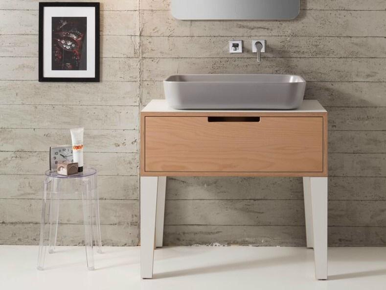 Scarabeo Ceramiche Тумба под умывальник с ящиками Mizu sun-id-1455400 - Вид №7