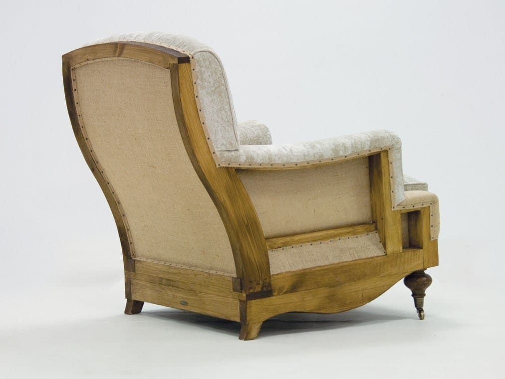 Бархатное кресло с подлокотниками и колесами CREARTE COLLECTIONS Rufus Essence ARCH-00100219 - Вид №4