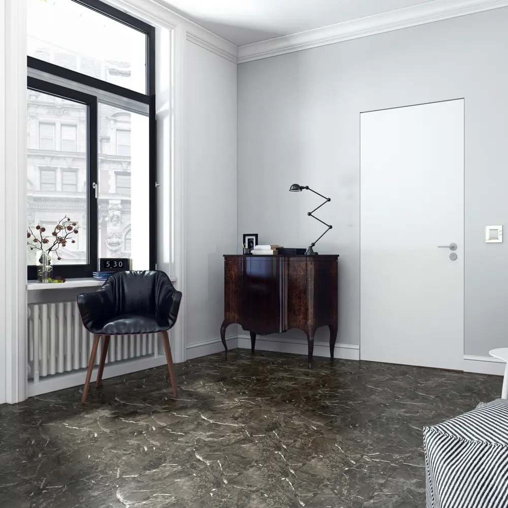 Ламинат «Гранит чёрный» 32 класс толщина 8 мм с фаской 2.047 м² Classen STLM-2053689 - Вид №1