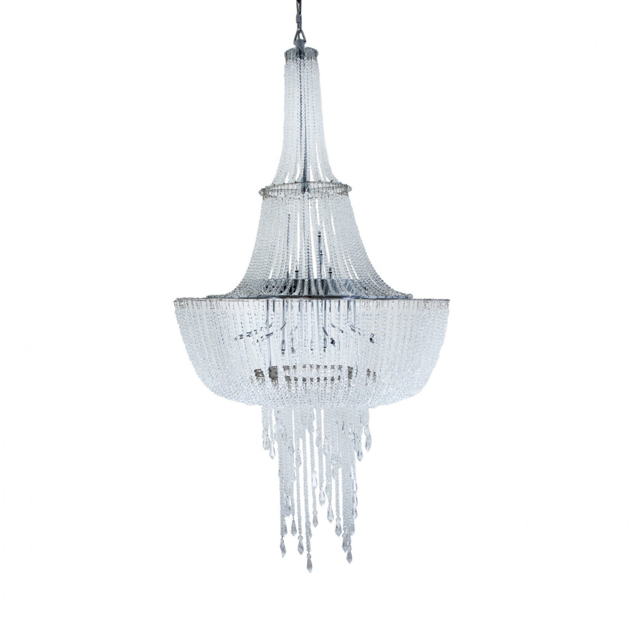 Люстра Monaco прозрачная 5215 PUSHA ДИЗАЙНЕРСКИЕ, PUSHA 061533 Прозрачный  - Вид №1