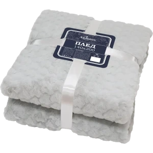 Плед Amore 140x200 см искусственный мех цвет серый