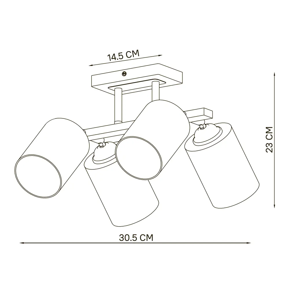 Люстра потолочная KREAFORTA Vereya 4 ламп цвет белый STLM-2058496 - Вид №11