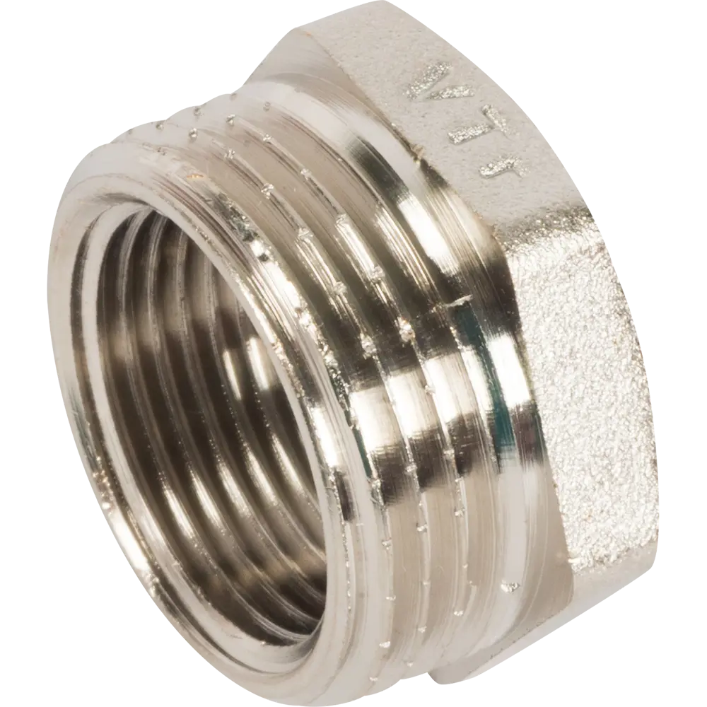 Футорка Valtec наружная-внутренняя резьба 1"х3/4" никелированная латунь STLM-2039204