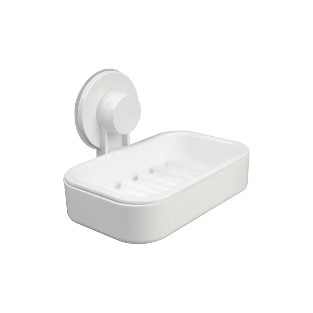 Мыльница на присосках навес easy пластик белый Santreyd STLM-2085916 - Вид №2