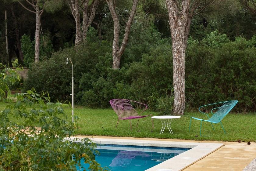 iSimar Штабелируемое садовое кресло из стали с подлокотниками Bolonia 9143 - Вид №12