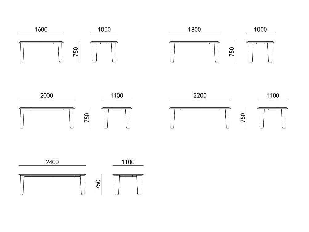 Мраморный прямоугольный обеденный стол HC28 maison Flu ARCH-00115462 - Вид №2