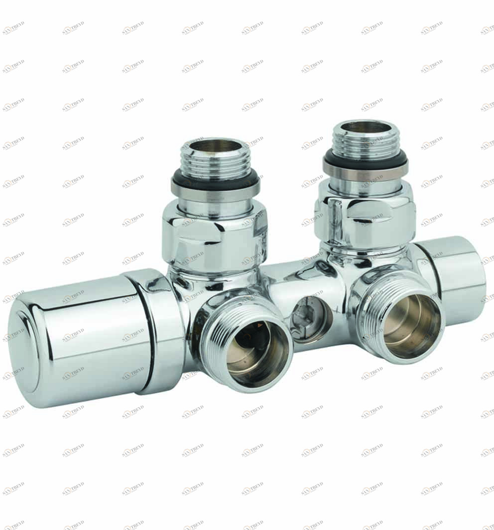 Carlo Poletti V42100B Tермостатический прямой кран для железной трубы 