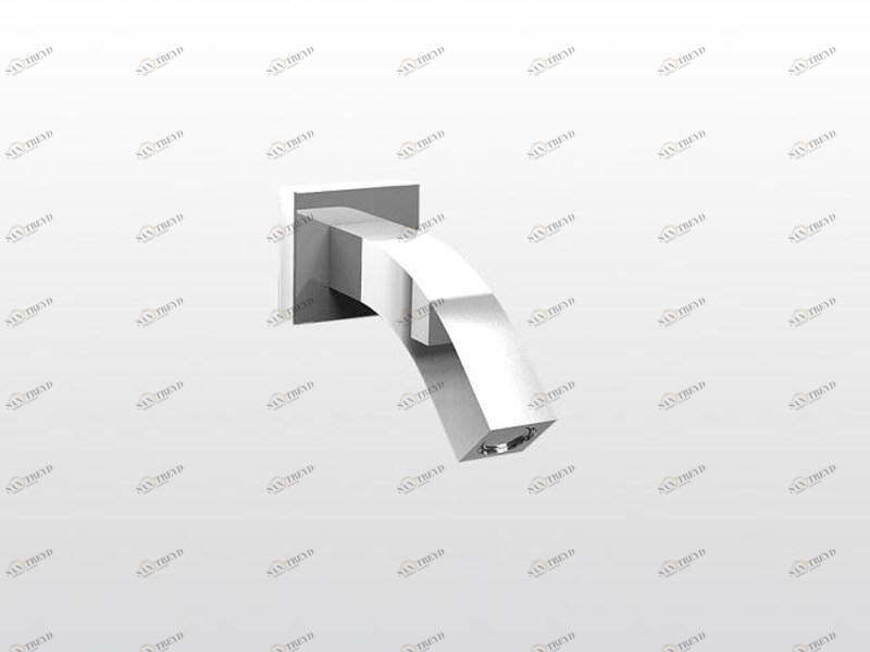 RUBINETTERIE STELLA Настенный излив для ванны Bamboo quadro sun-id-1383181