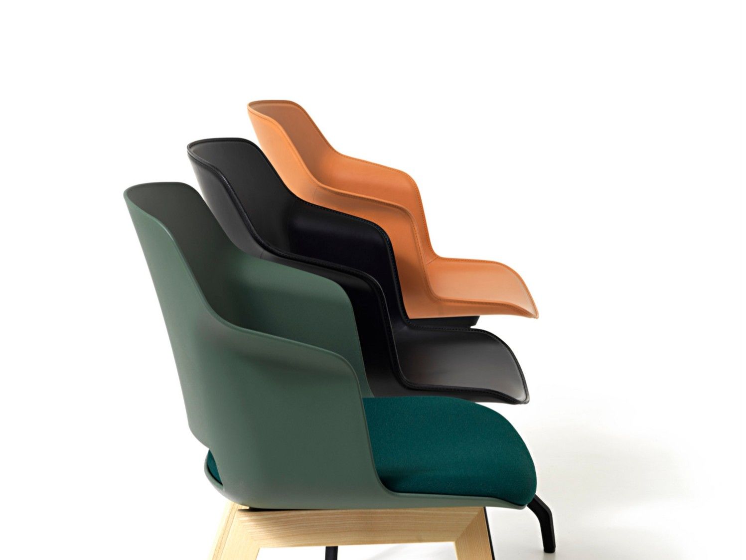 Кожаный стул с подлокотниками Diemme Clop ARCH-00076613 - Вид №3