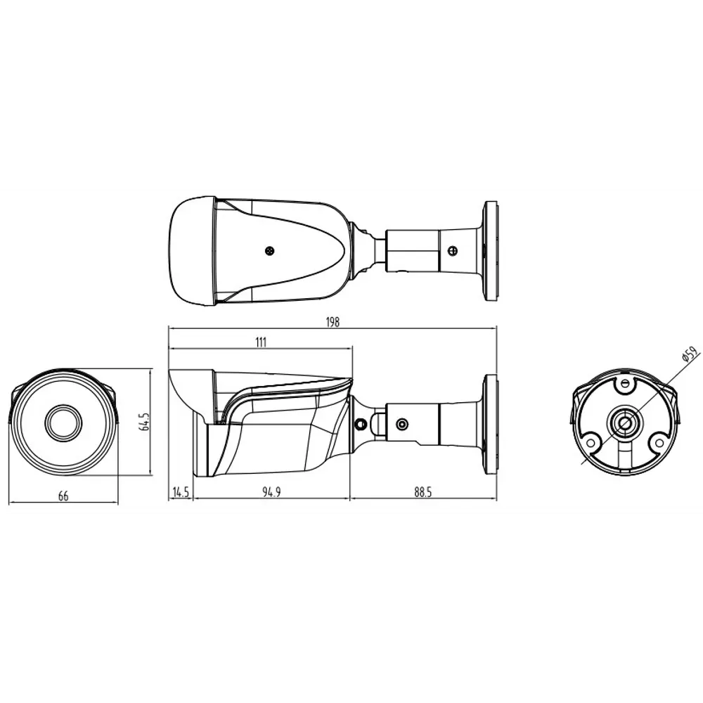 Камера AHD SVA512 2 Мп наружная Svplus STLM-2127530 - Вид №7