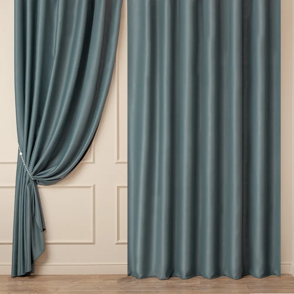 Santreyd Ткань блэкаут серо-синий для идеальных штор 89335487 STLM-1520874 - Вид №4