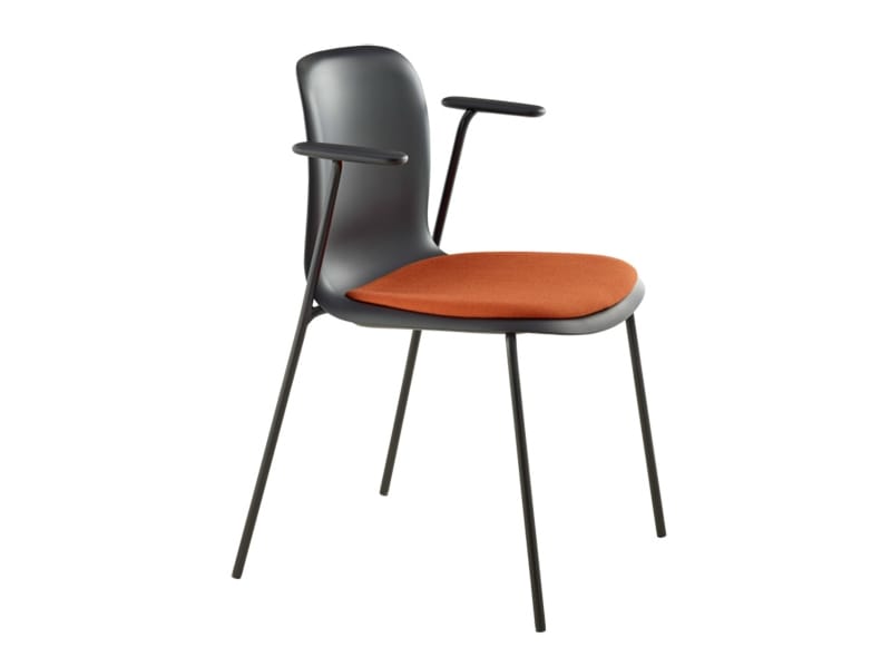 Мягкий стул с подлокотниками Howe SixE ARCH-00052917